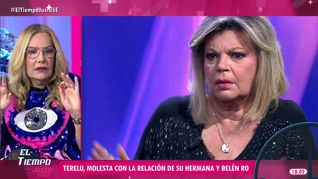 Belén Rodríguez contesta en 'El tiempo justo' a las Campos: "Ella me pone a parir"