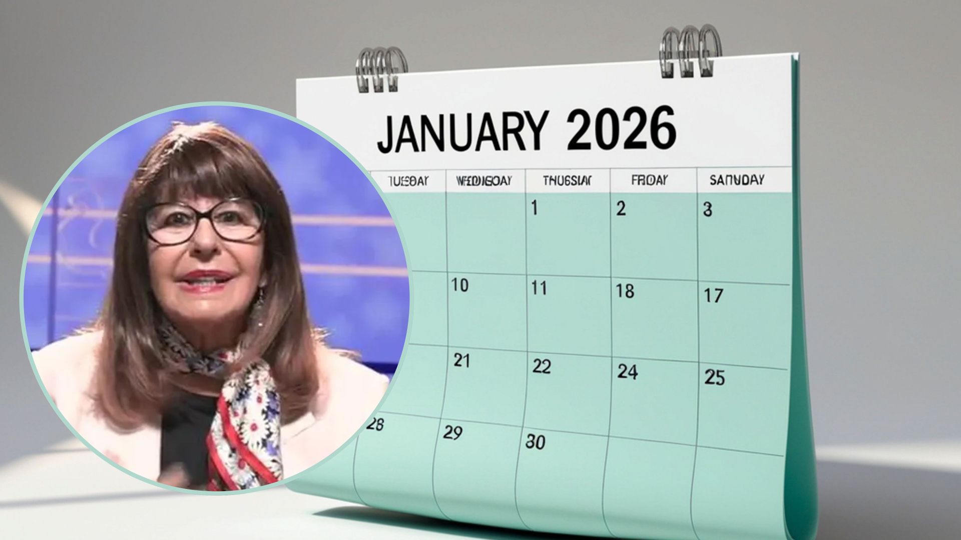 Calendario del mes de enero y Esperanza Gracia Calendario del mes de enero y Esperanza Gracia