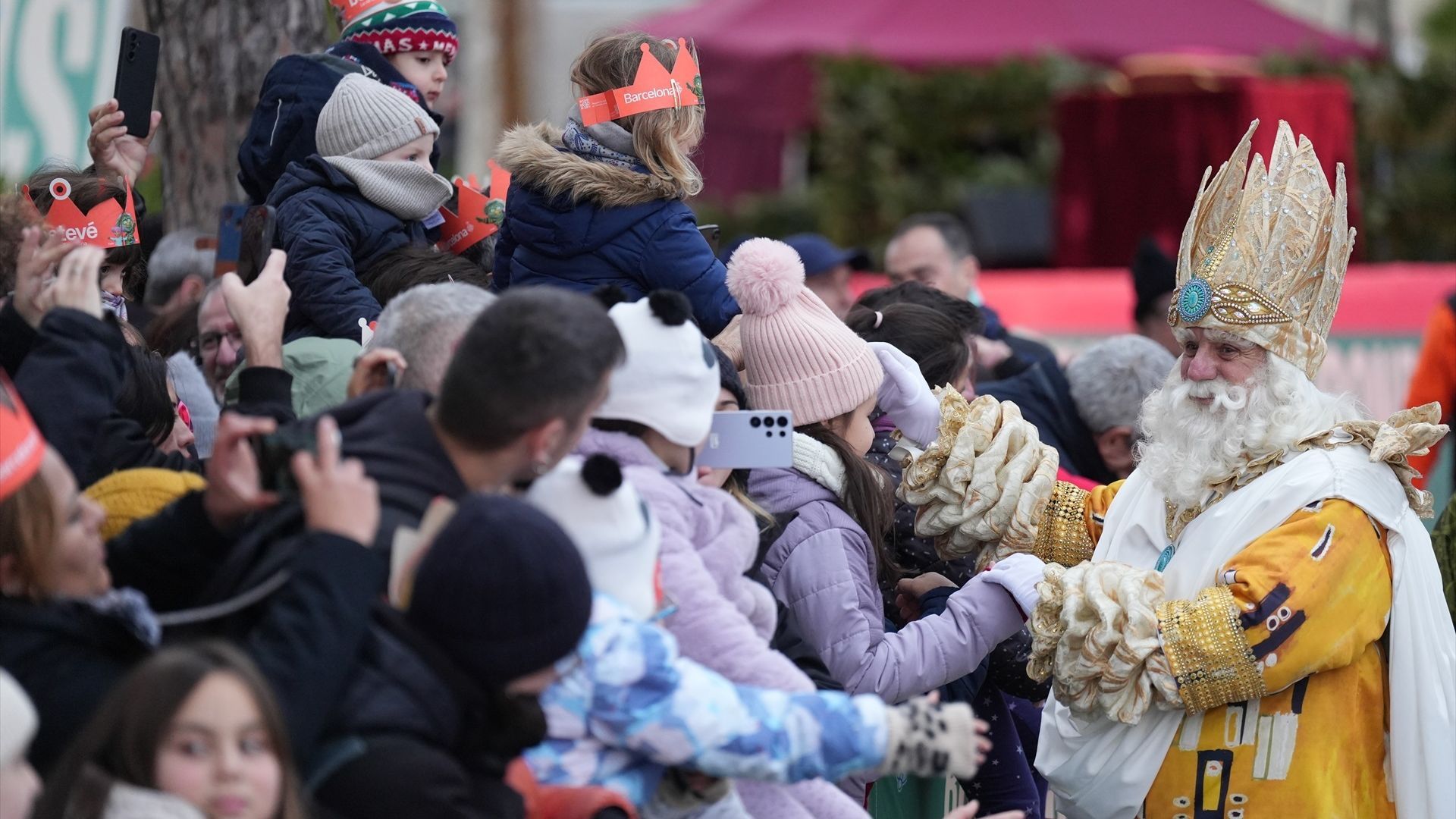 El rey Melchor en Barcelona