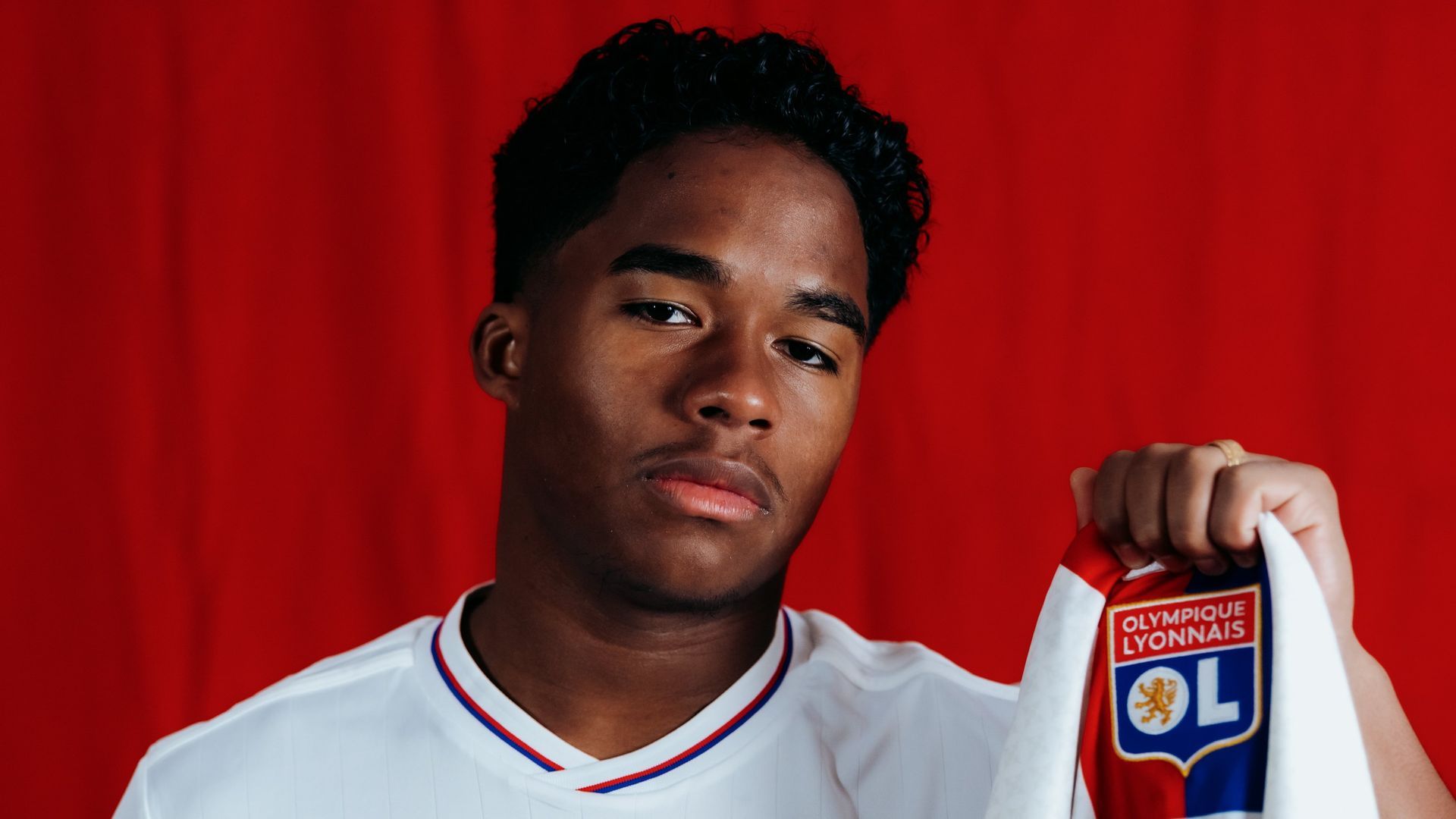 Endrick en su presentación con el Lyon Endrick en su presentación con el Lyon