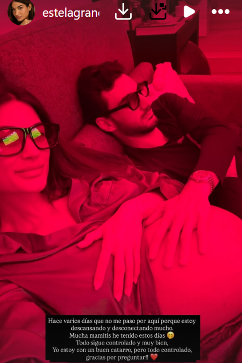 Estela Grande ha reaparecido junto a Juan Iglesias con un mensaje tranquilizador