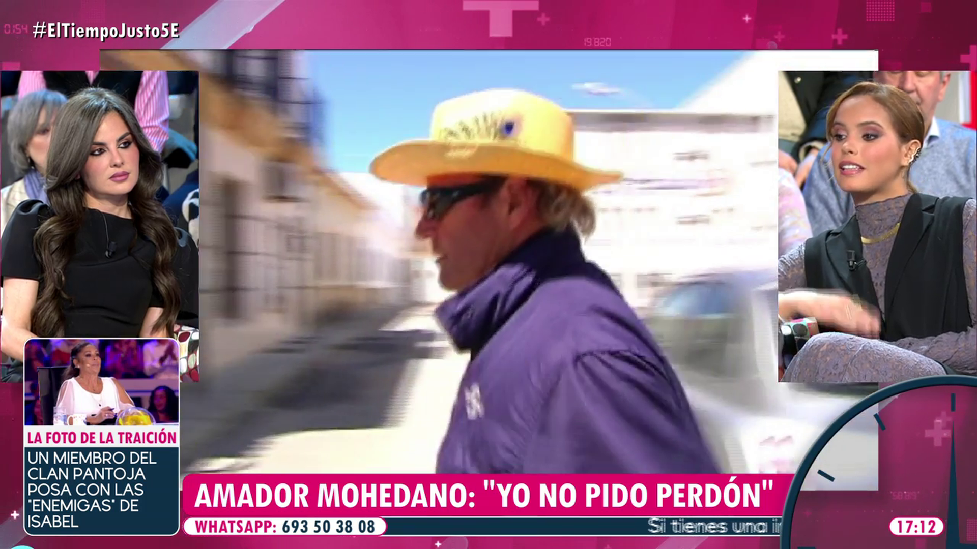 Gloria Camila ha defendido a Amador Mohedano y ha respondido a Alexia Rivas en 'El tiempo justo'