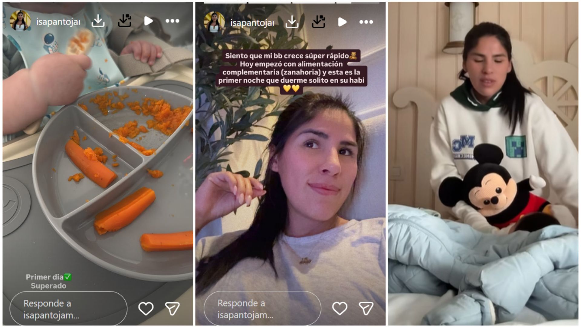 Isa Pantoja celebra dos grandes avances de su hijo Cairo a sus siete meses