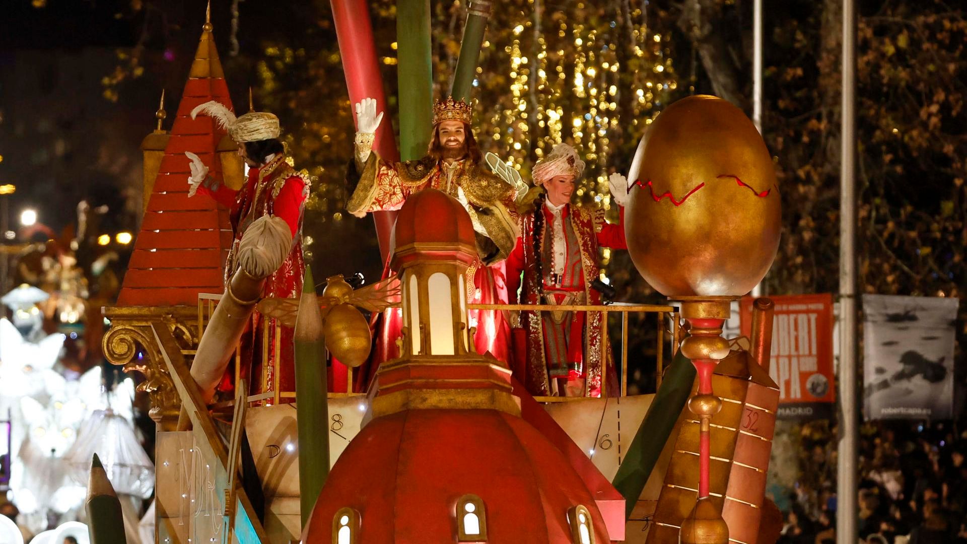 La cabalgata de los Reyes Magos en Madrid