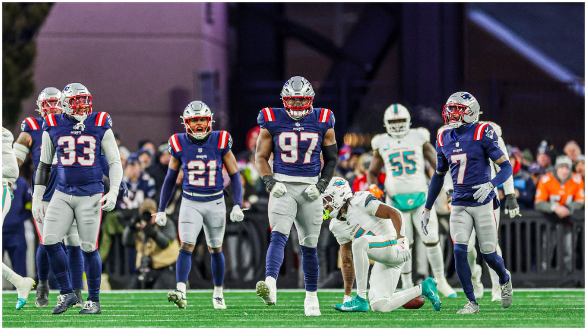 Los Patriots vencen a los Miami Dolphins