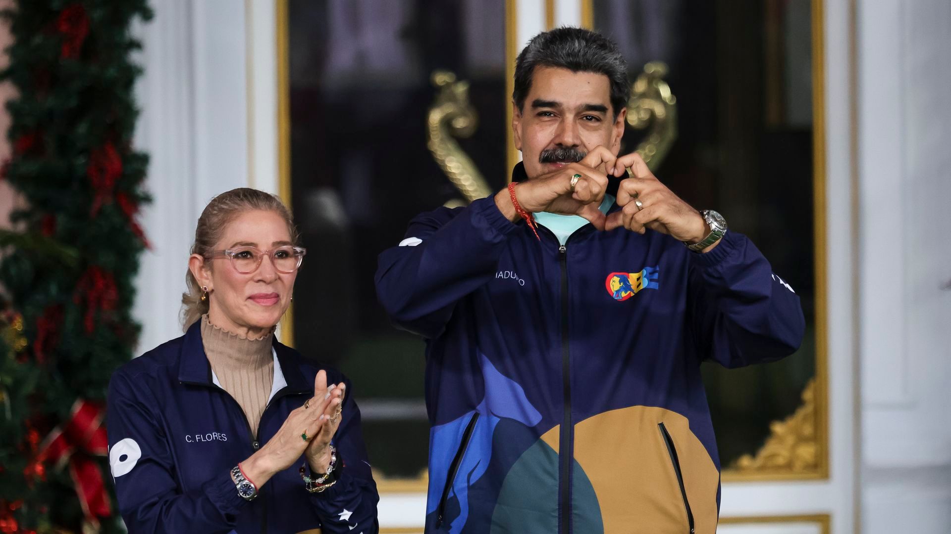 Nicolás Maduro y su mujer, Cilia Flores