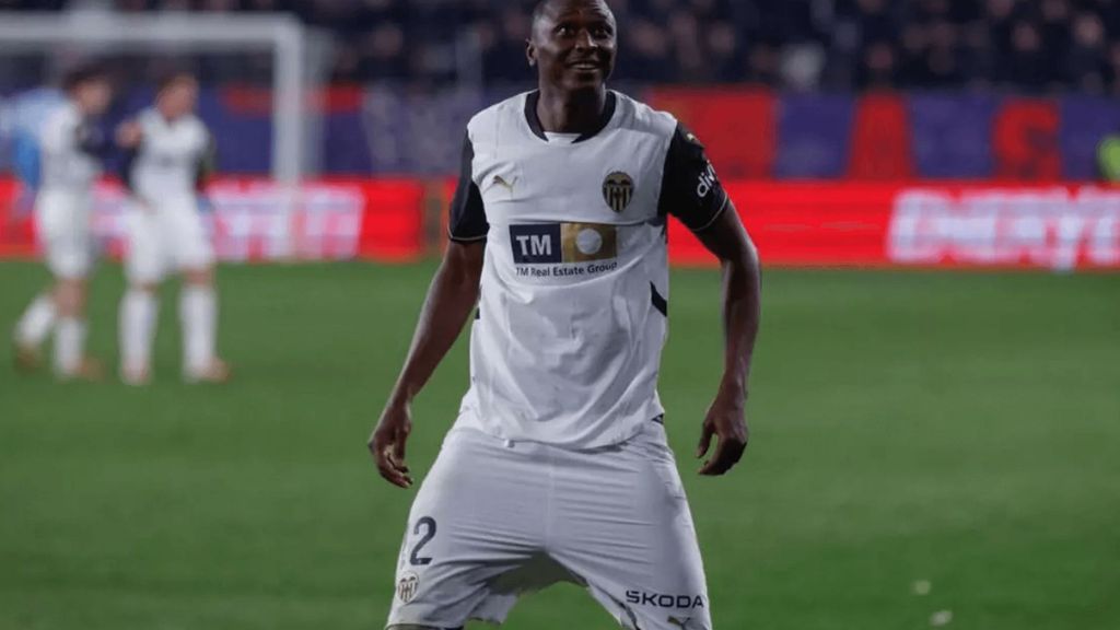 Osasuna - Valencia: gol de espuela de Sadiq Umar