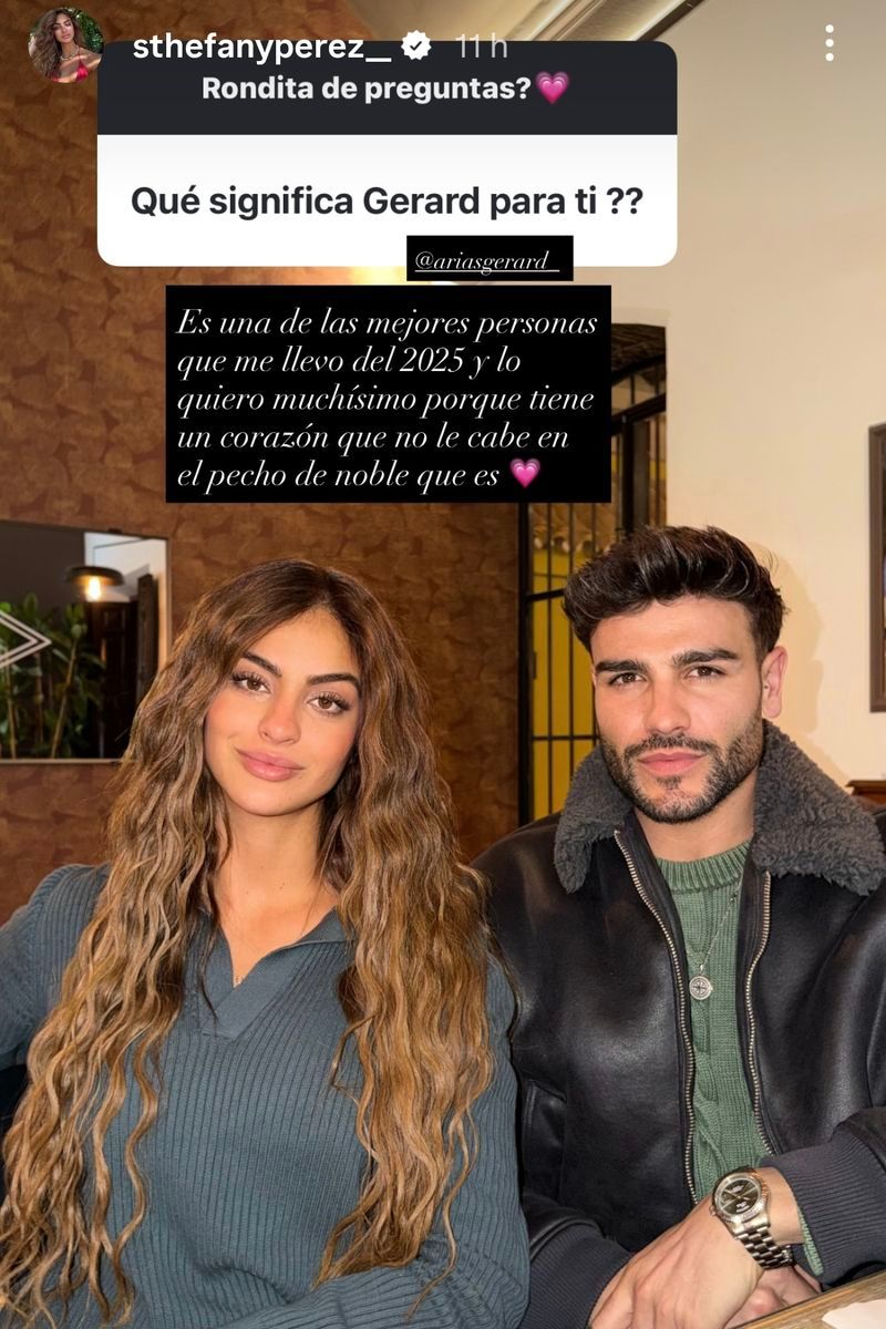 Sthefany Pérez se ha sincera con sus seguidores sobre su relación con Gerard Arias