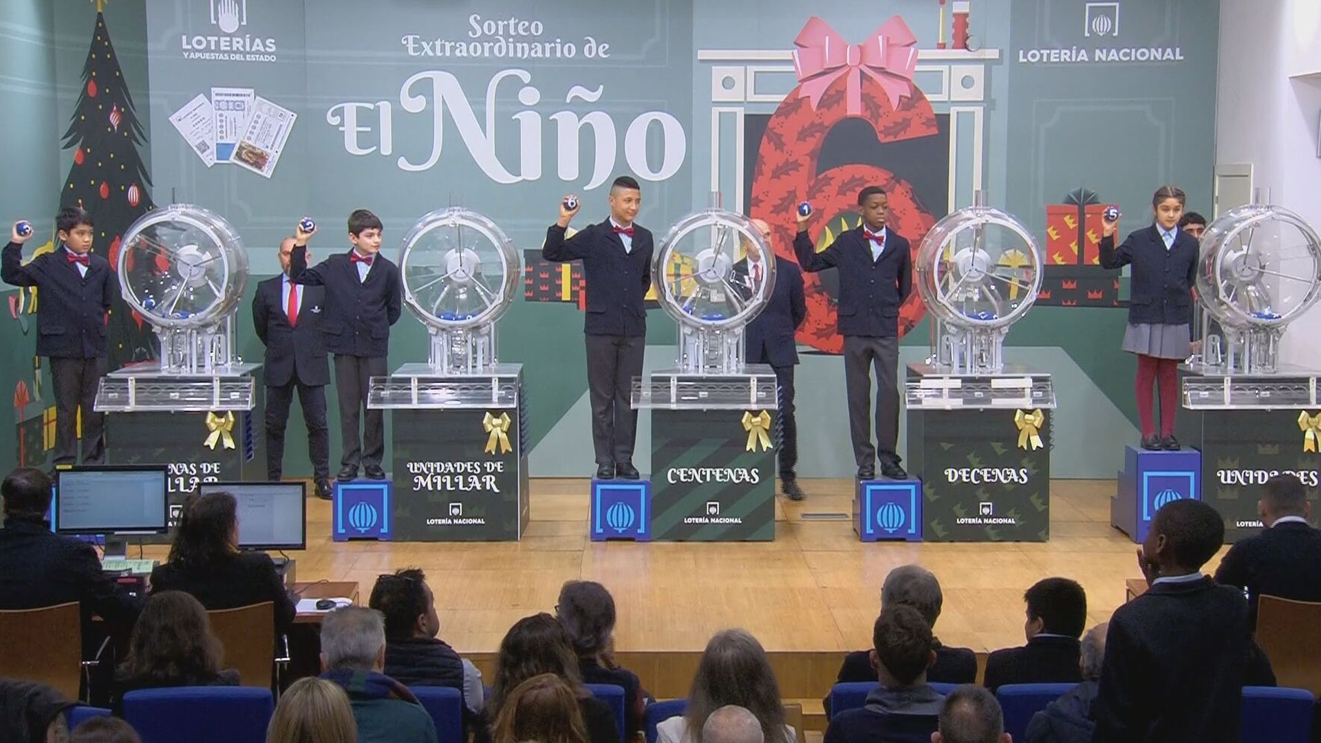 El número 32.615, tercer premio del sorteo de la Lotería del Niño 2026