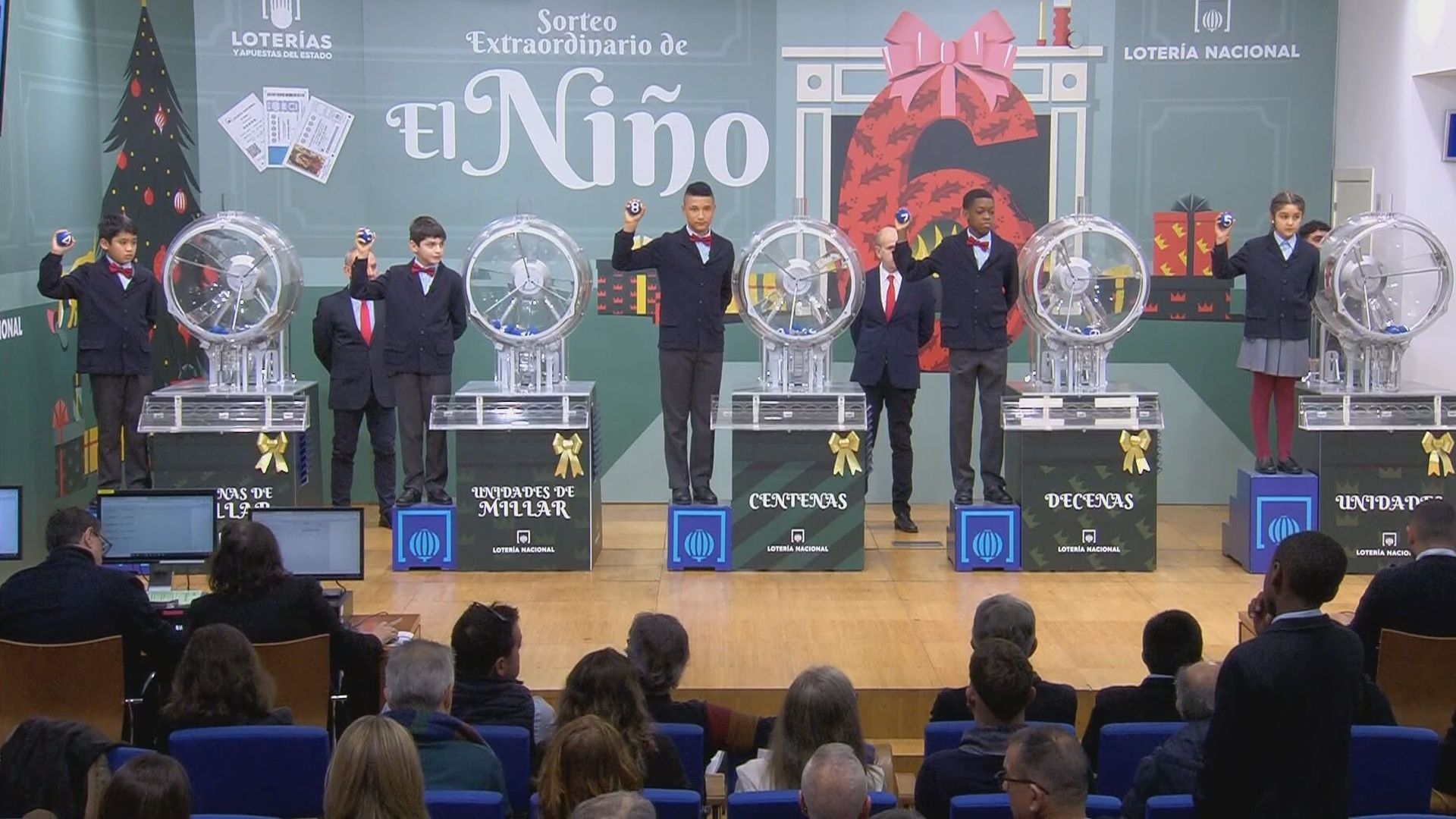 El número 45.875, segundo premio del sorteo de la Lotería del Niño 2026