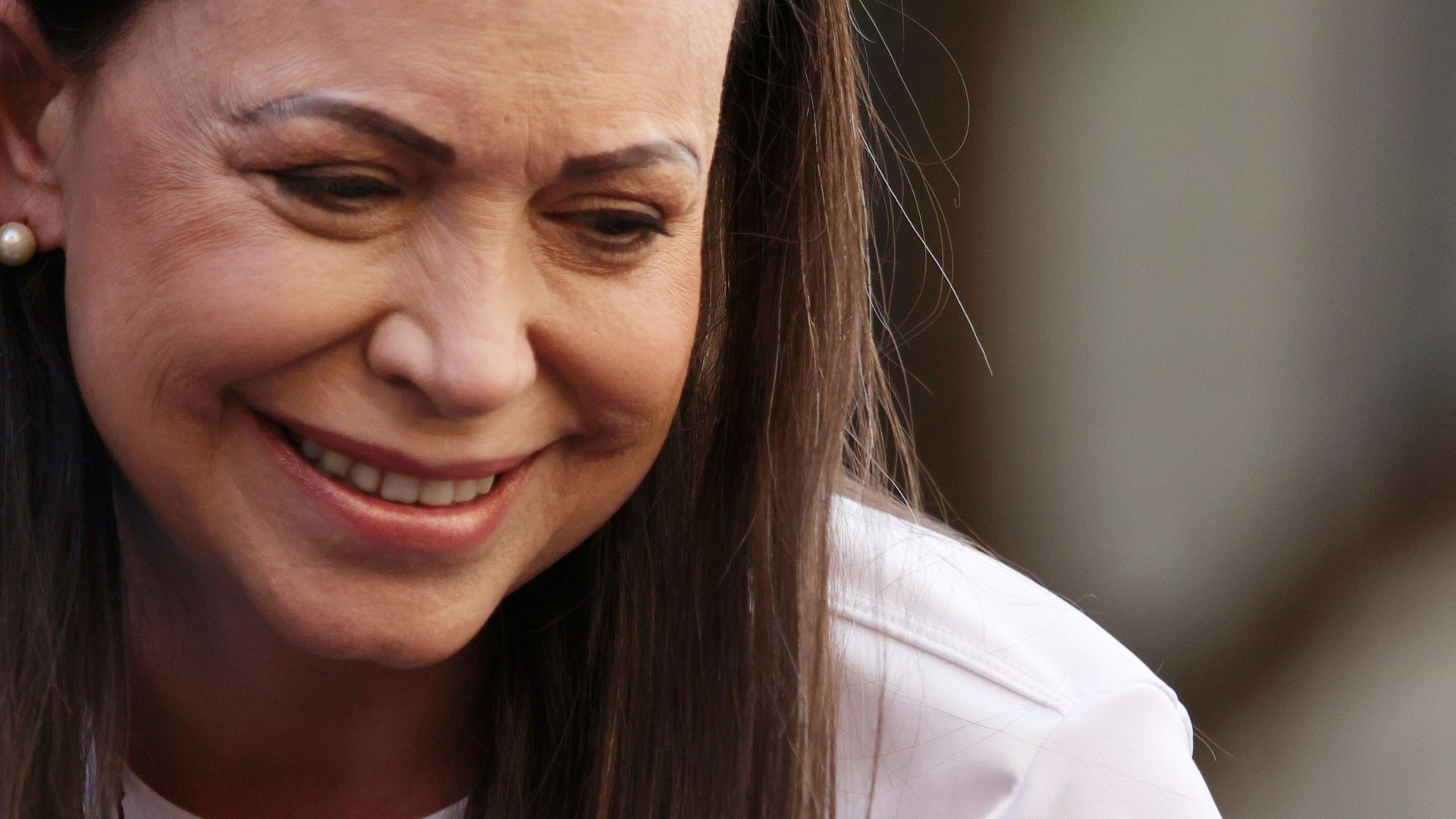 La líder opositora venezolana María Corina Machado