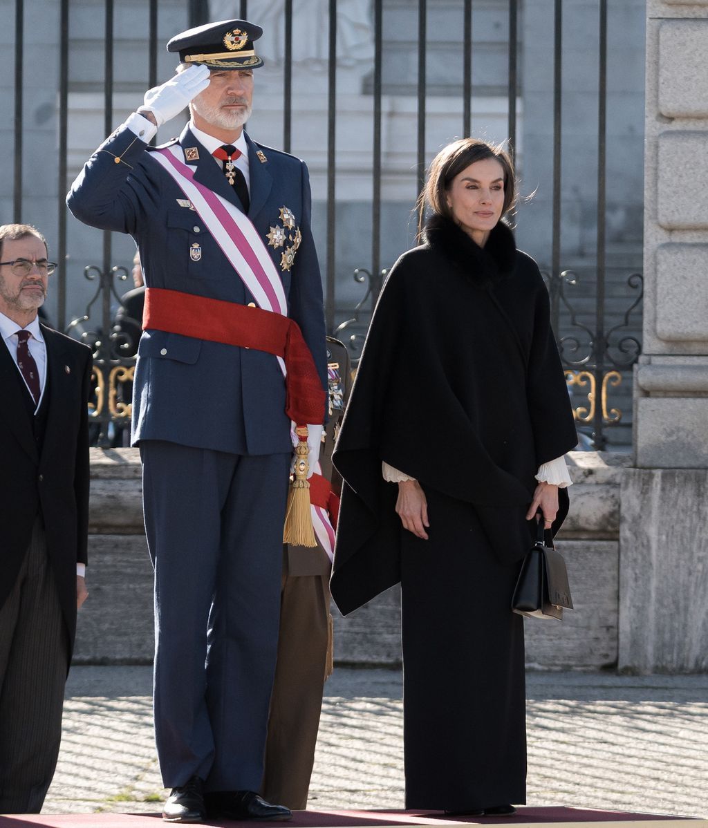 El rey Felipe VI y la reina Letizia en la Pascua Militar 2026