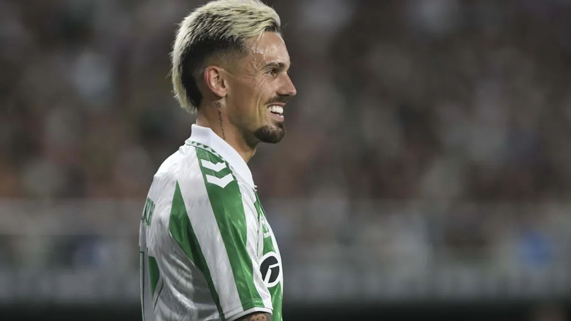 Rodri Sánchez, con el Betis. Rodri Sánchez, con el Betis.