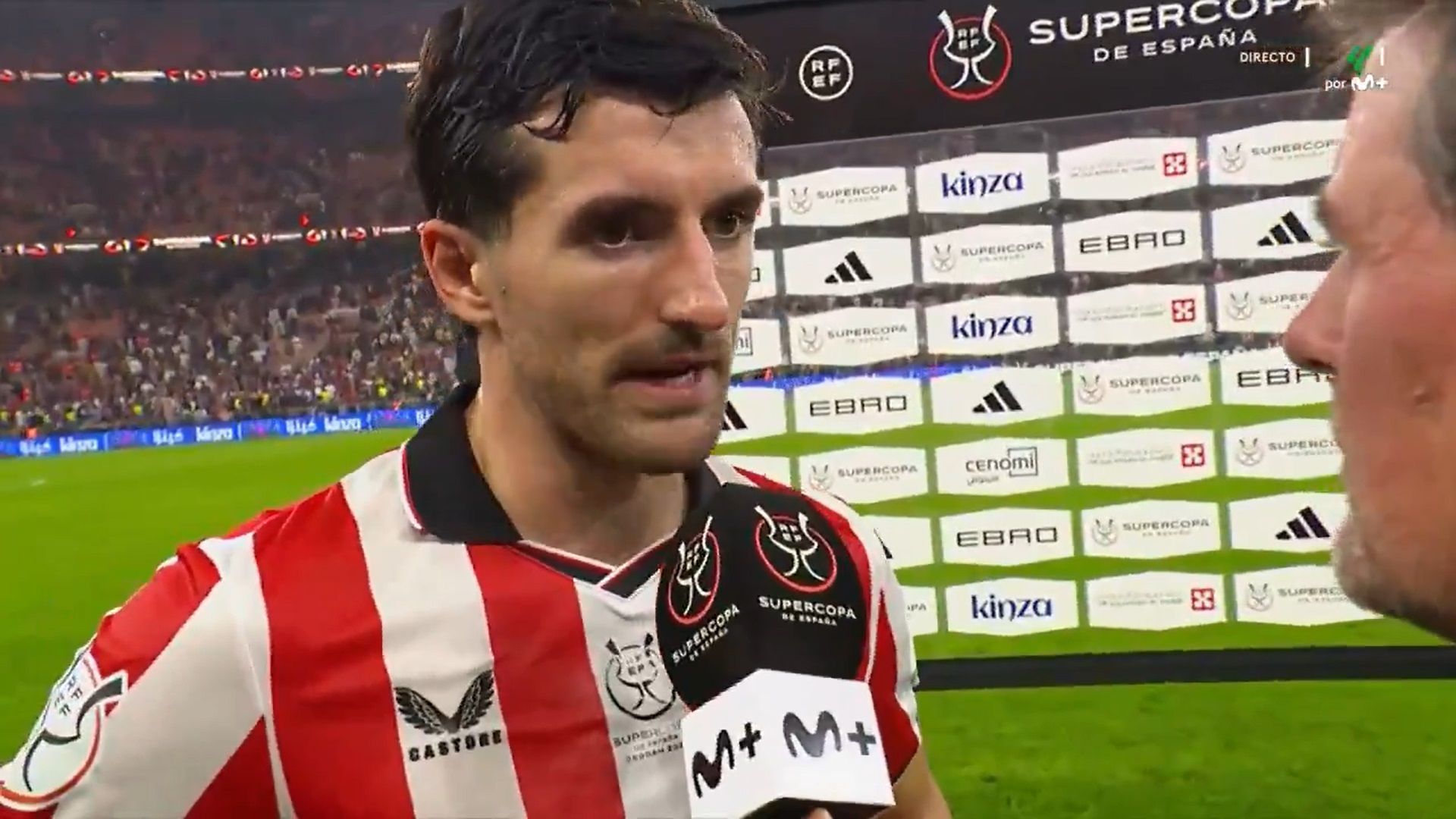 Dani Vivian, tras el Barcelona - Athletic. Dani Vivian, tras el Barcelona - Athletic.