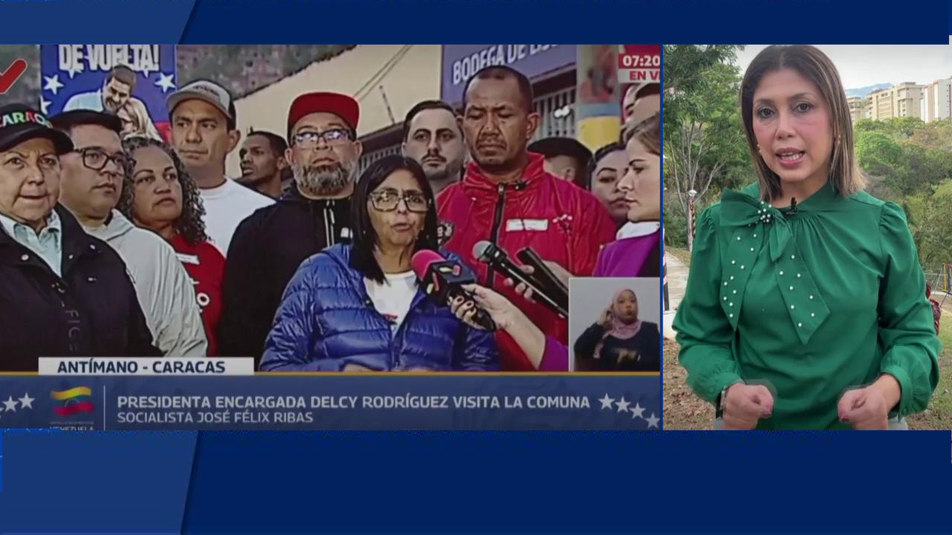 Delcy Rodríguez realiza cambios en la Guardia de Honor y ordena capturar al general encargado de la seguridad de Maduro