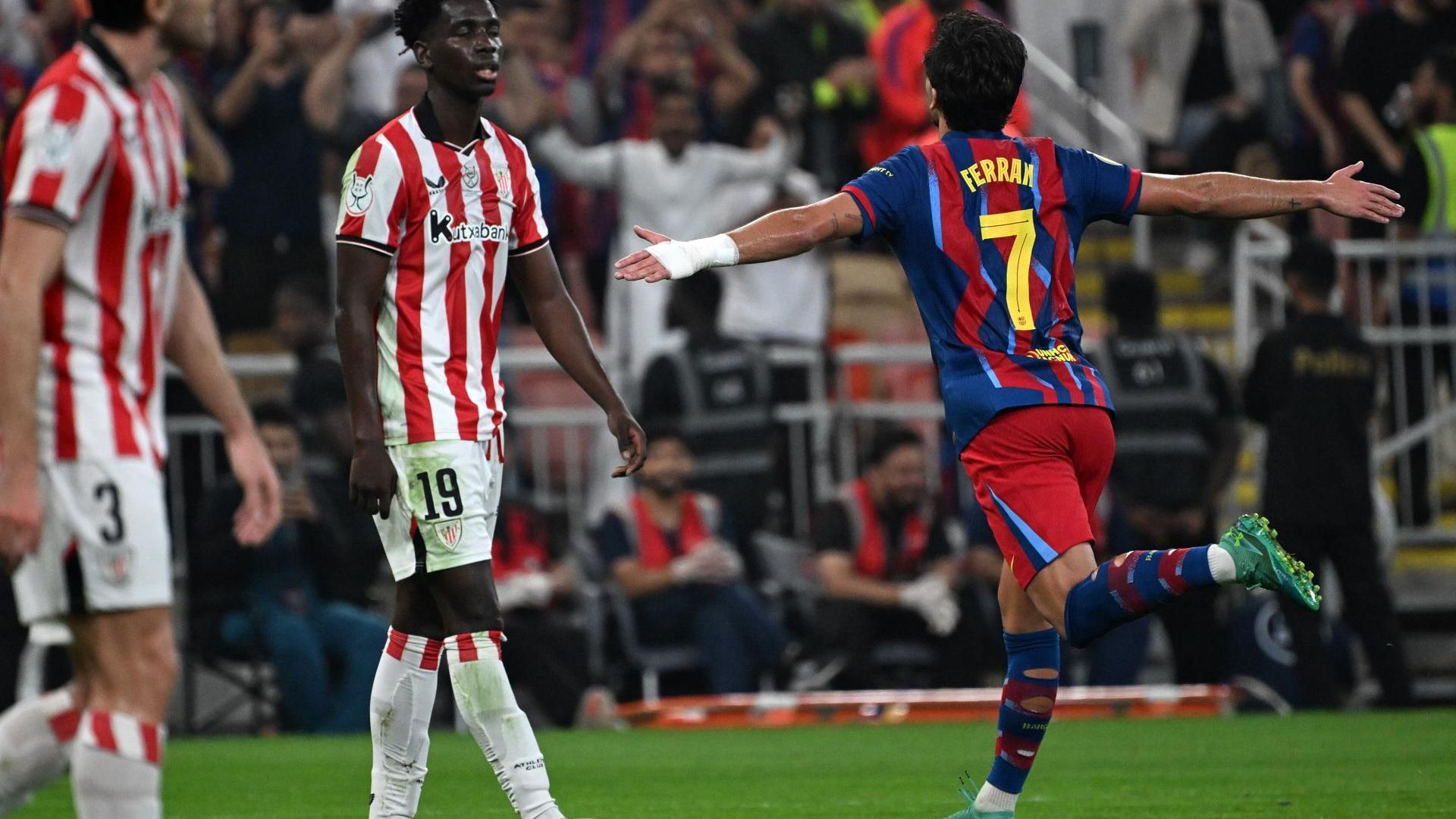 Ferrán Torres anotaba ante el Athletic en la semifinal de la Supercopa Ferrán Torres anotaba ante el Athletic en la semifinal de la Supercopa