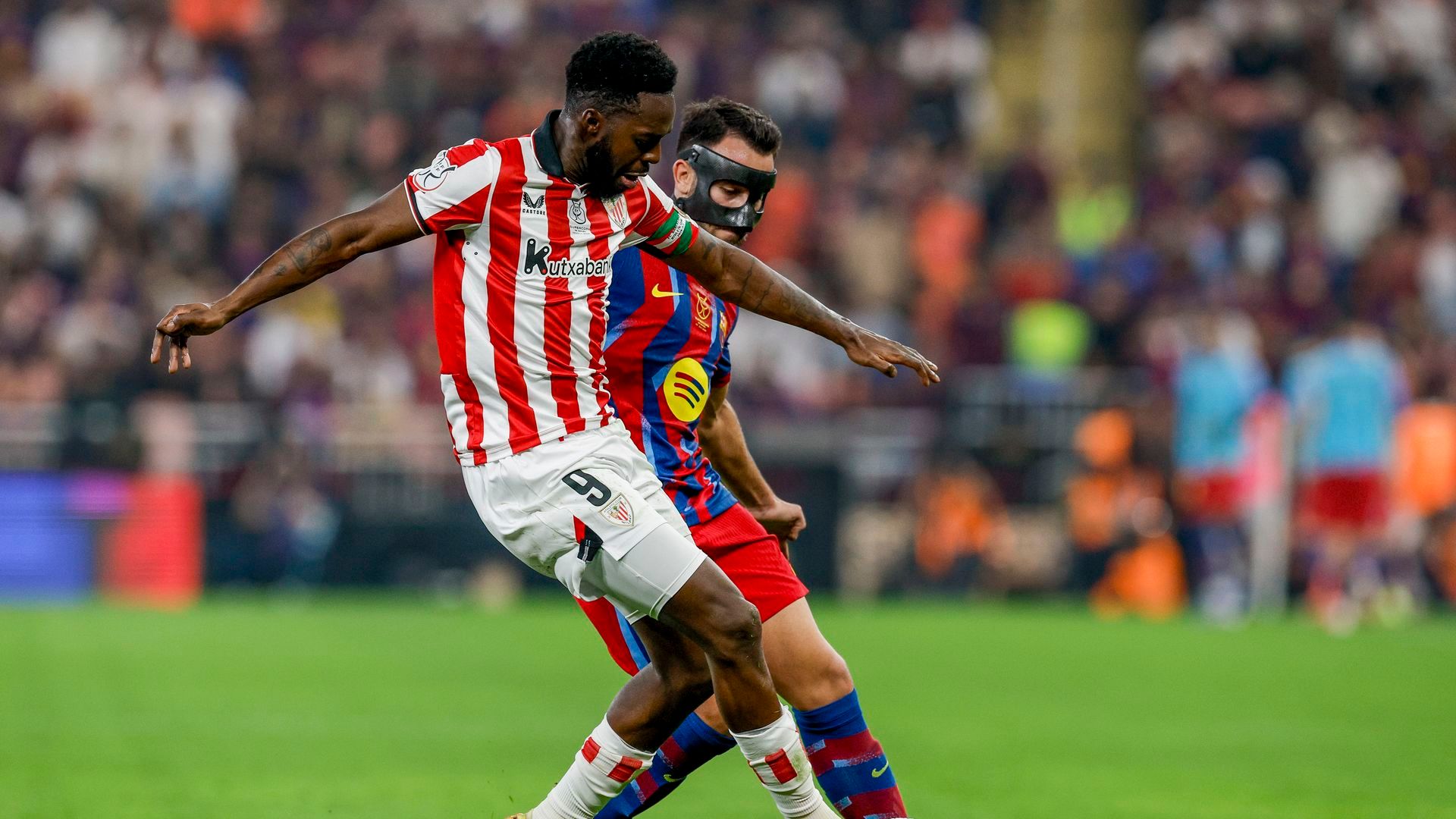 Iñaki Williams, durante el Barcelona - Athletic. Iñaki Williams, durante el Barcelona - Athletic.