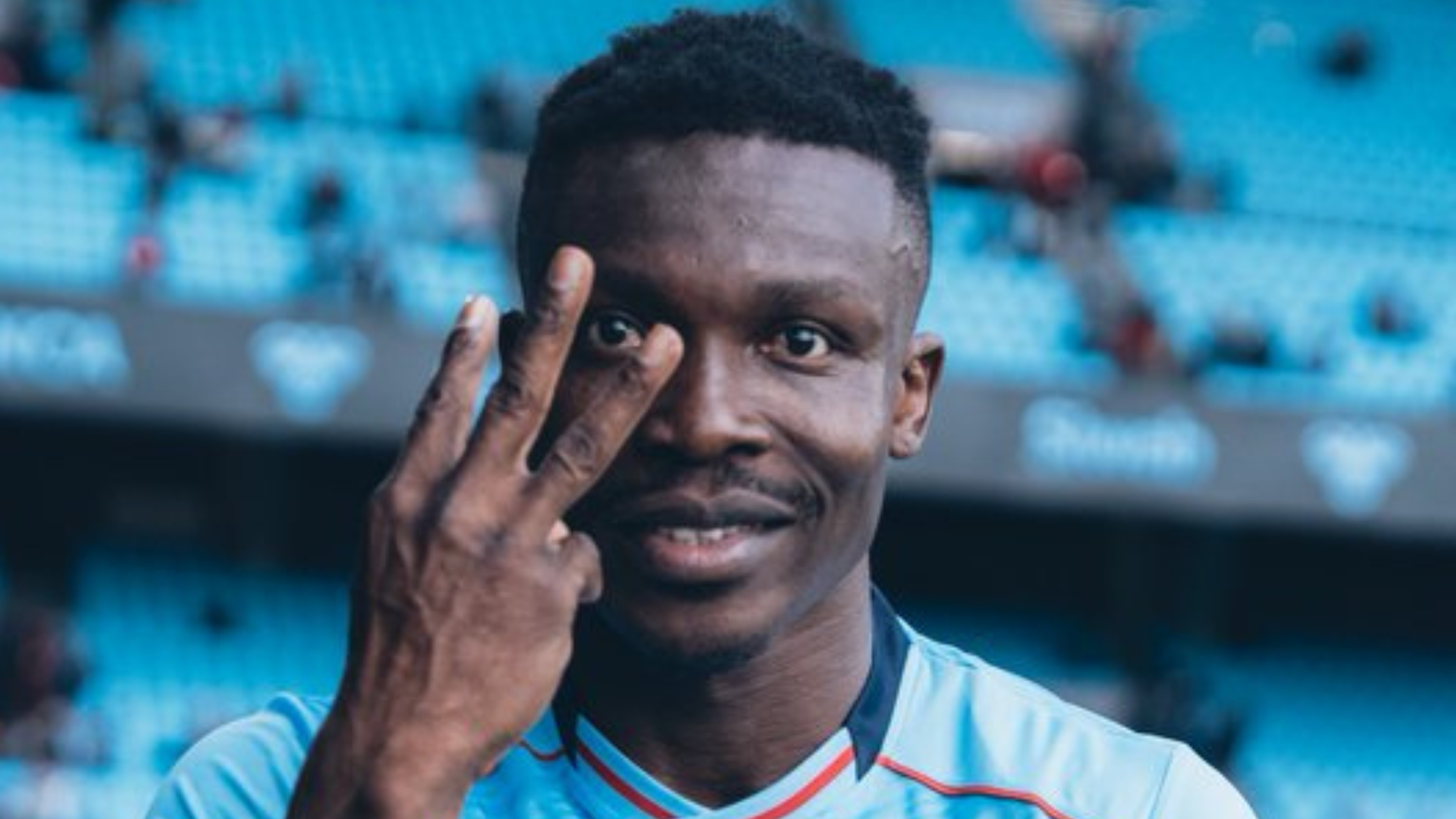 Joseph Aidoo tras la victoria ante el Valencia