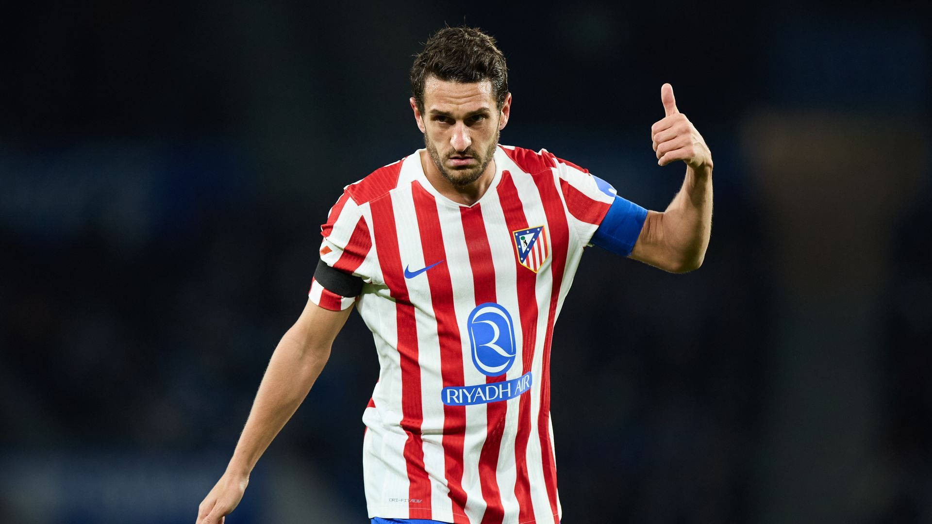 Koke durante un partido del Atlético de Madrid