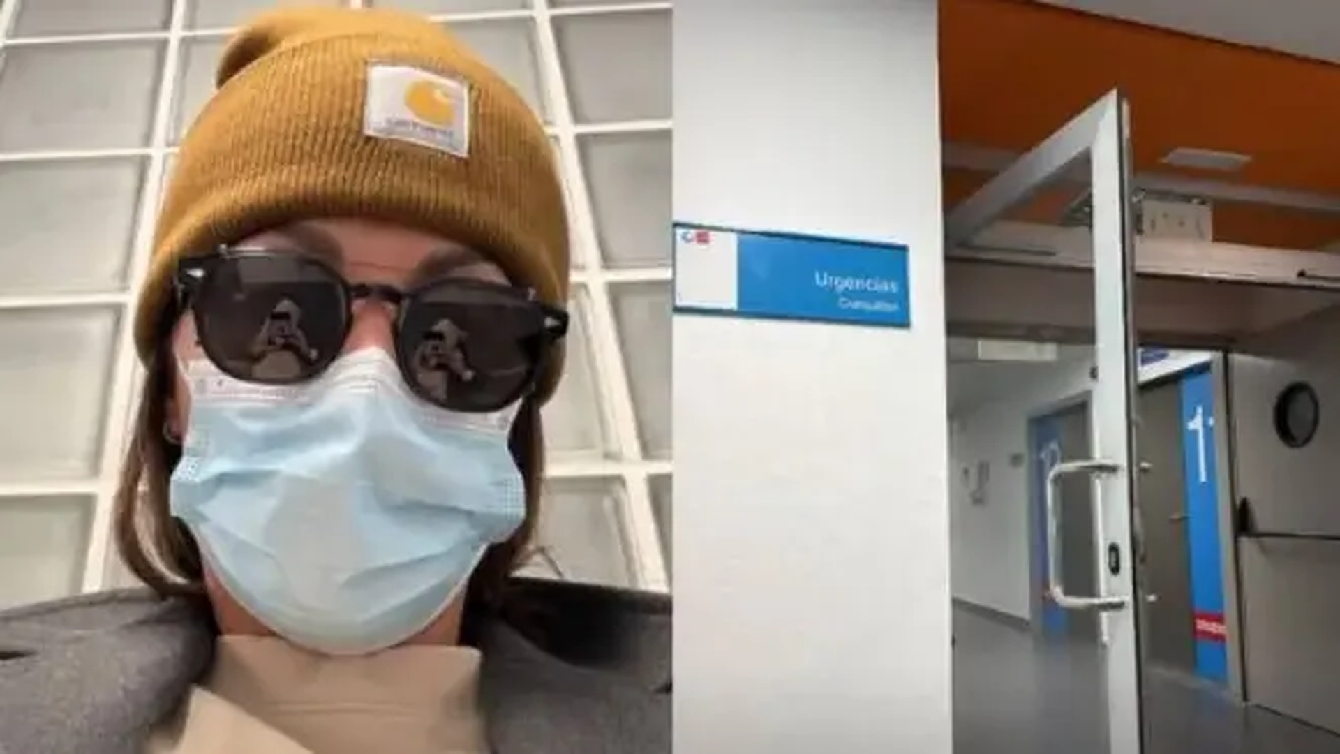 La foto de Nagore Robles en el hospital