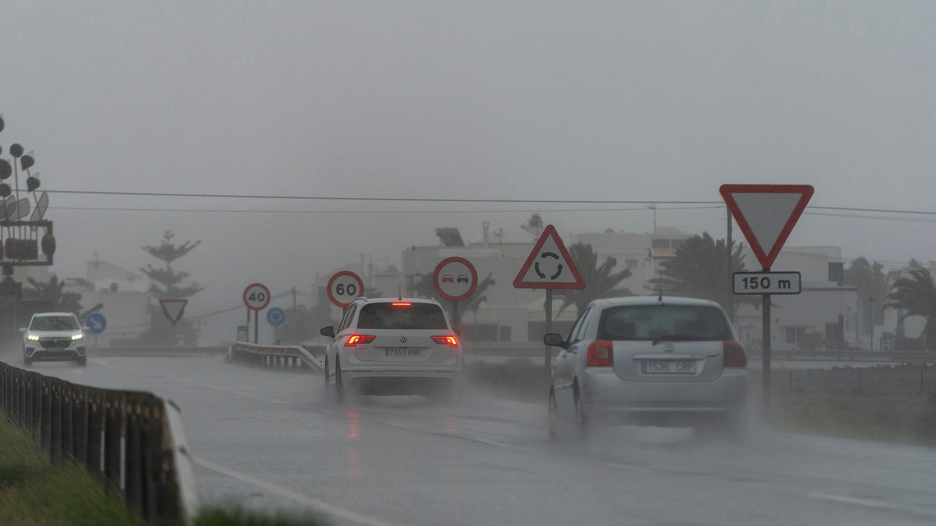 Lluvias producidas por una borrasca