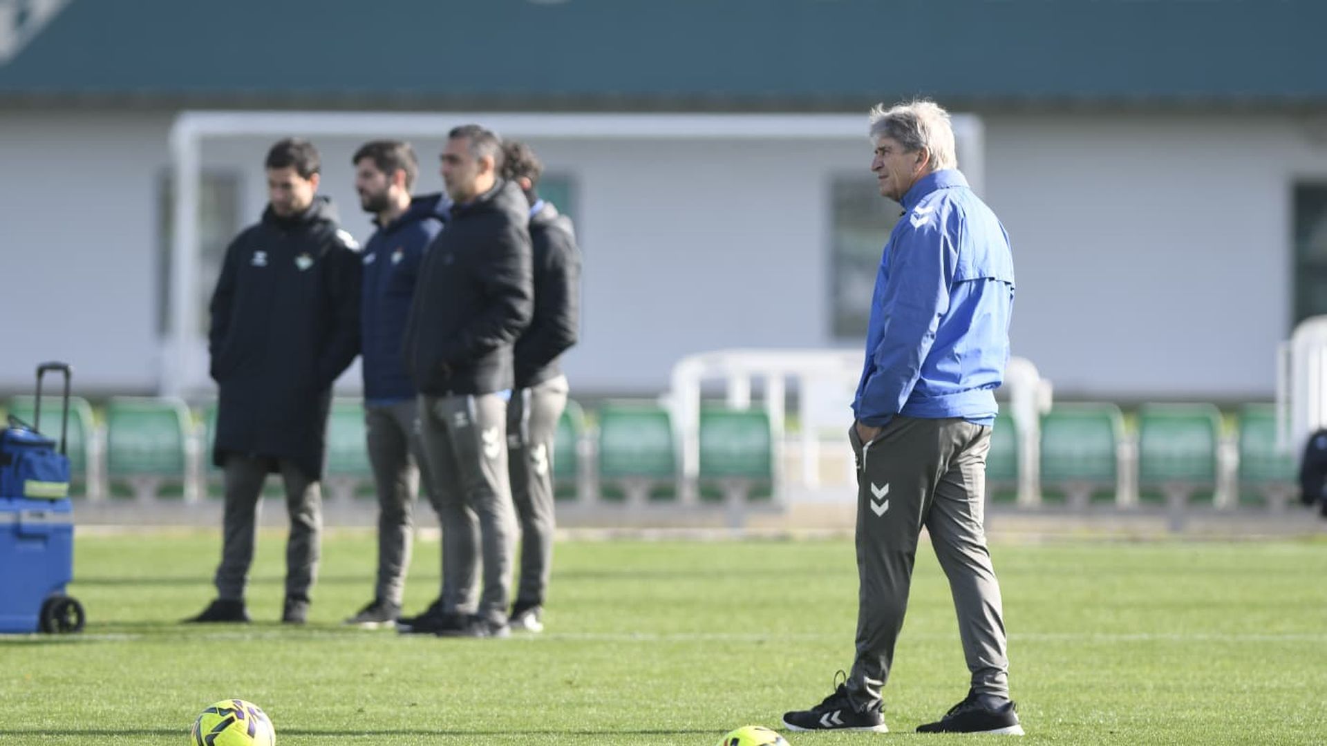 Manuel Pellegrini, en la sesión del miércoles.