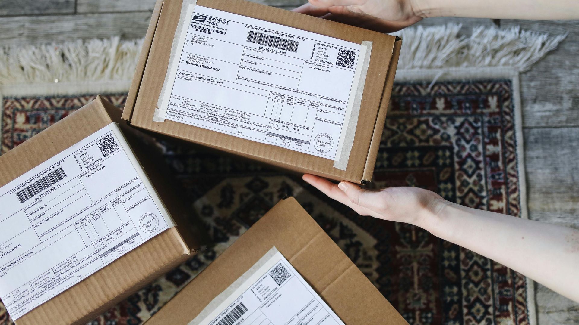 paquetes envios online pexels