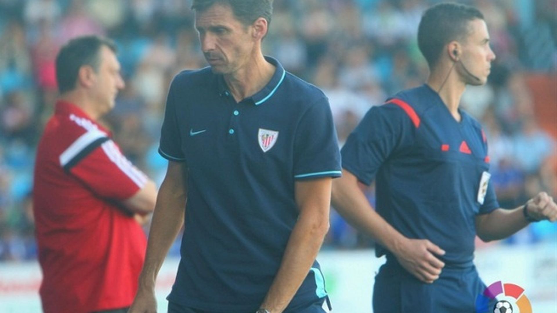 Cuco Ziganda en su etapa en el Athletic como entrenador