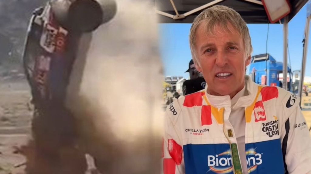 El brutal accidente de Jesús Calleja durante el Rally Dakar 2026