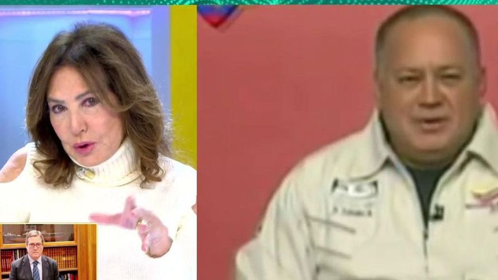Ana Rosa responde a Diosdado Cabello tras su ataque al programa: "Es uno de los tipos más sanguinarios y espero que caiga"