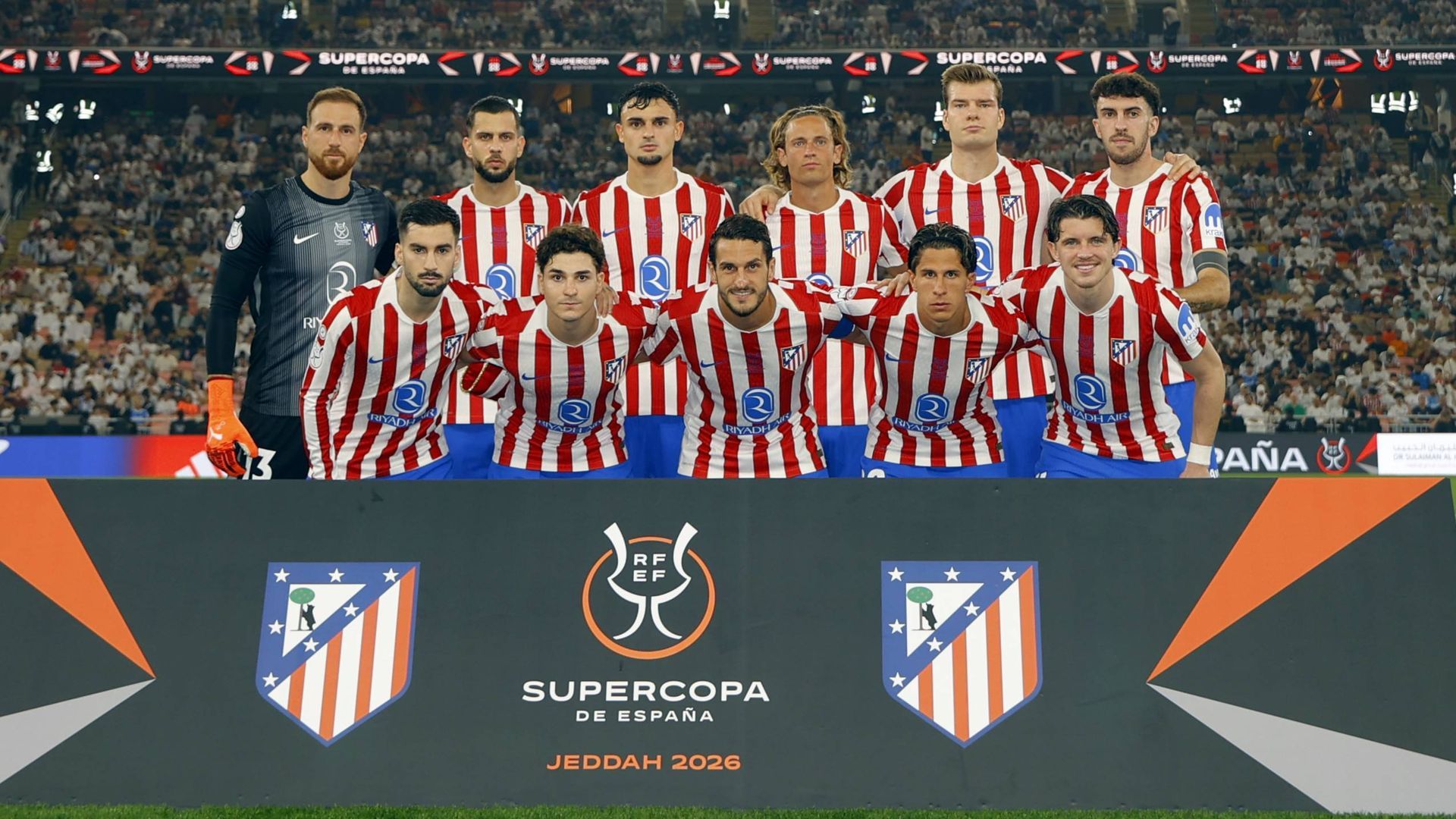 El once elegido por Simeone ante el Real Madrid