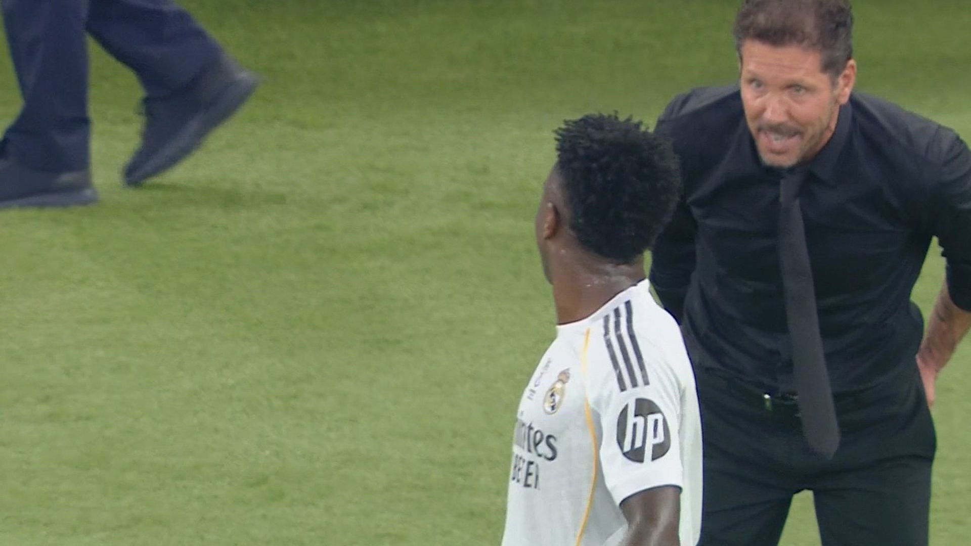 El pique entre Simeone y Vinicius Junior