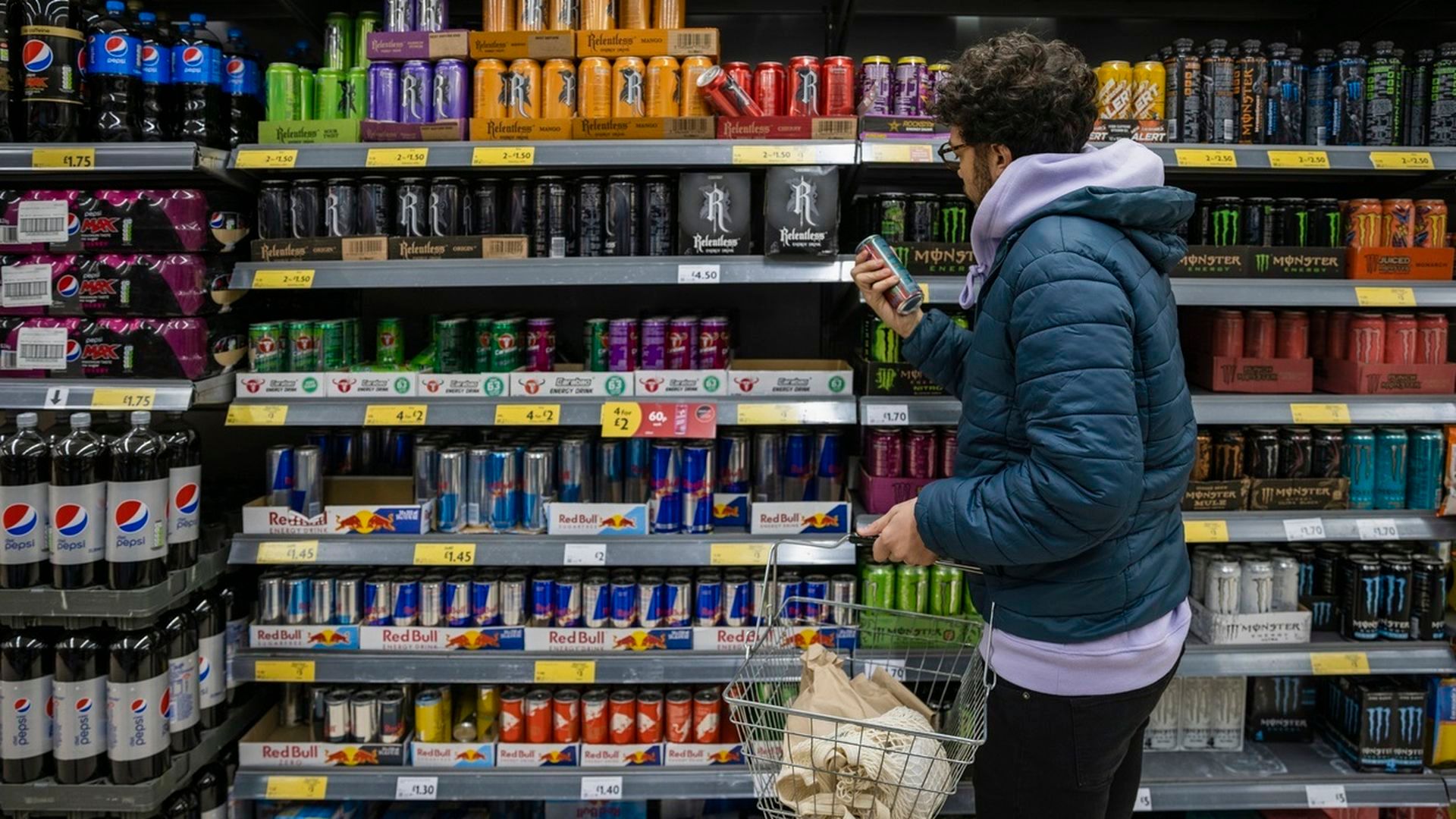 En Galicia se prohíbe la venta de bebidas energéticas a menores