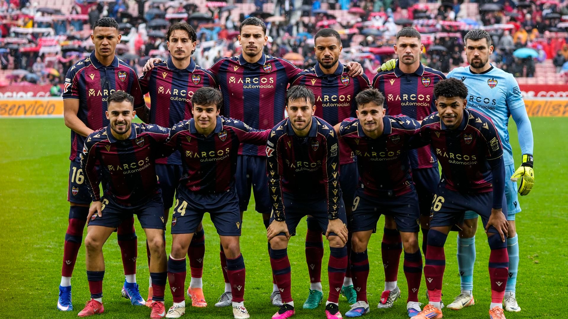 La alineación del Levante en un partido de LALIGA EA Sports La alineación del Levante en un partido de LALIGA EA Sports
