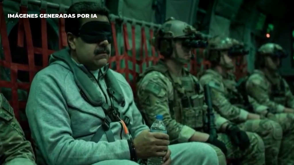 La inteligencia artificial inunda las redes sociales con falsas reconstrucciones de la captura de Nicolás Maduro en Venezuela