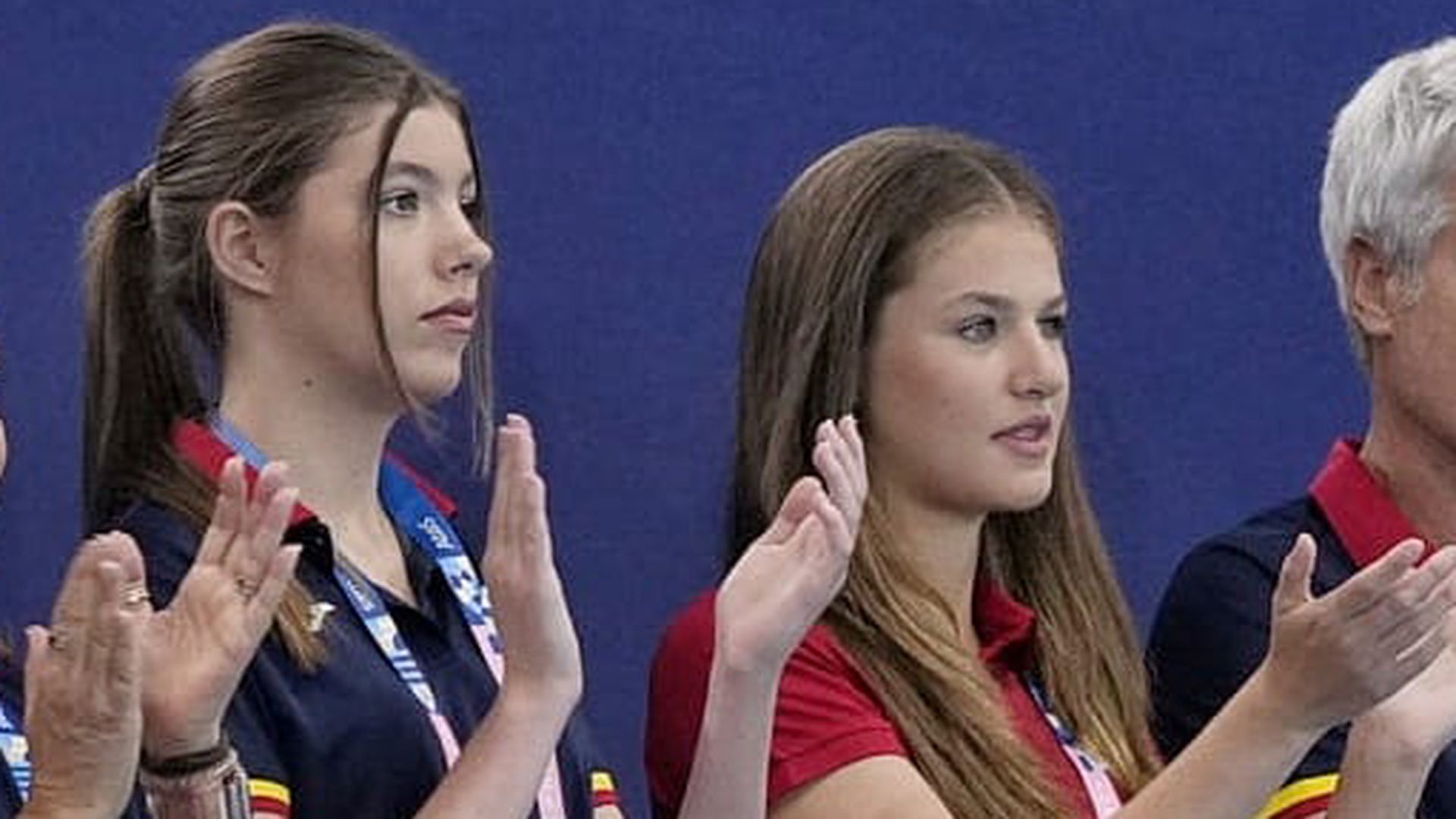 La princesa Leonor y la infanta Sofía en los Juegos Olímpicos a 28 de Julio de 2024 en París