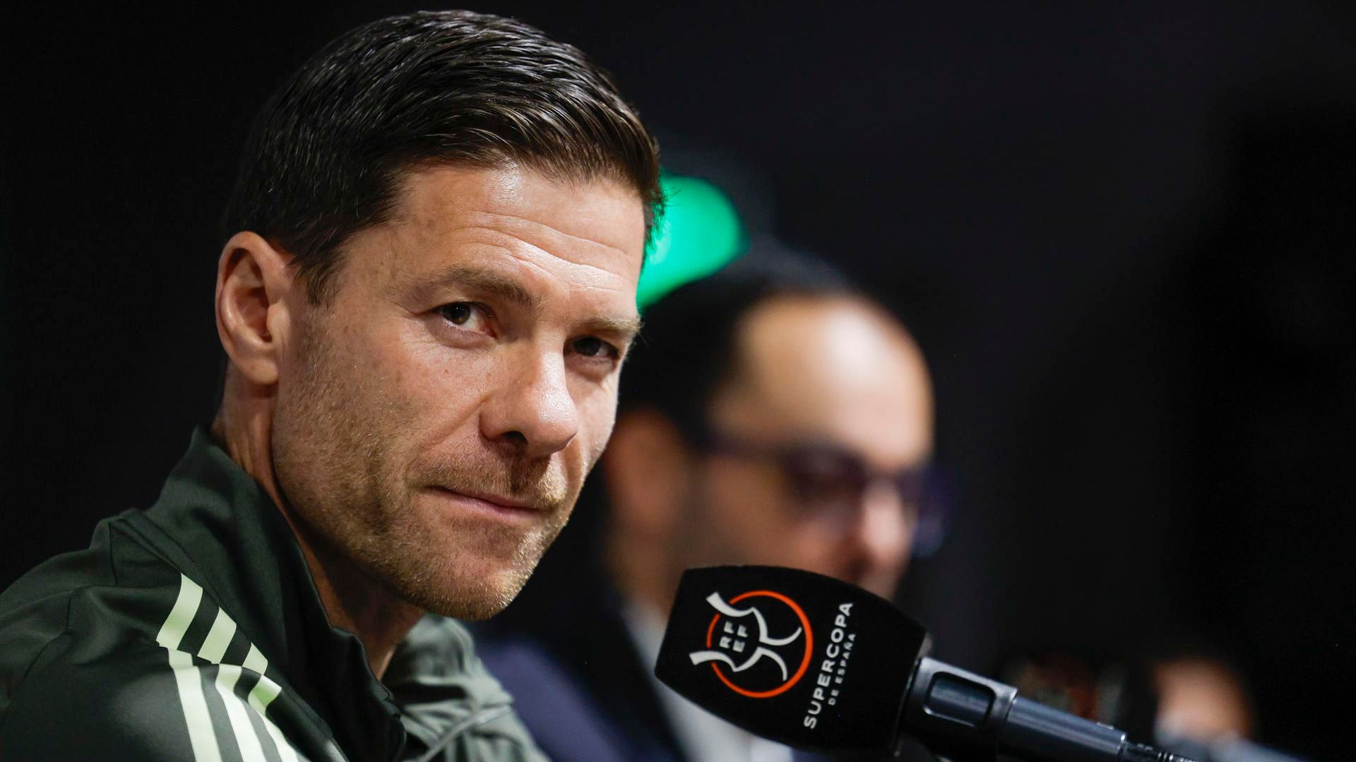 La rueda de prensa de Xabi Alonso en Yeda