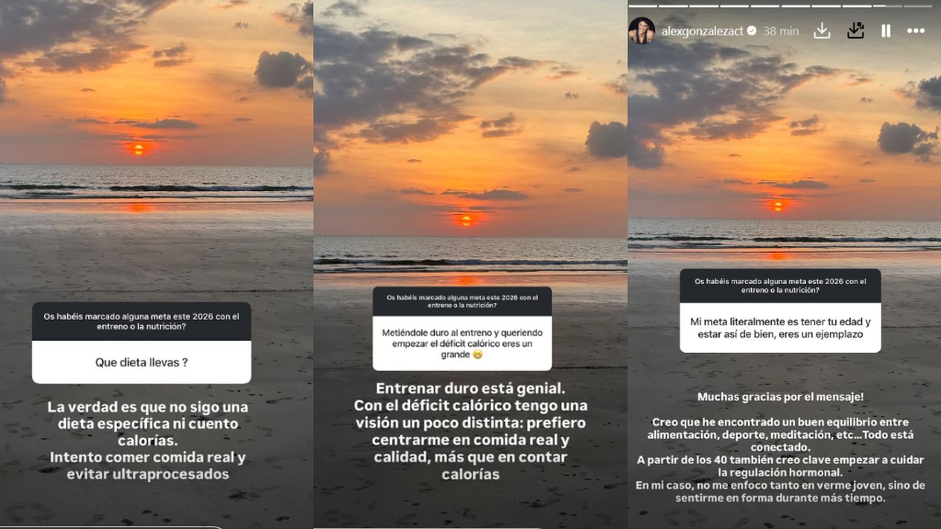 Las claves de Álex González para sus cuidados