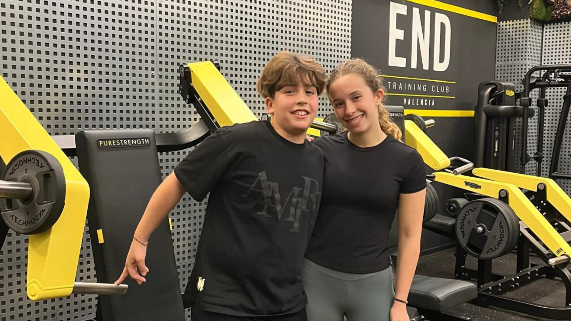 Los nietos de Enrique, Valeria y Álvaro