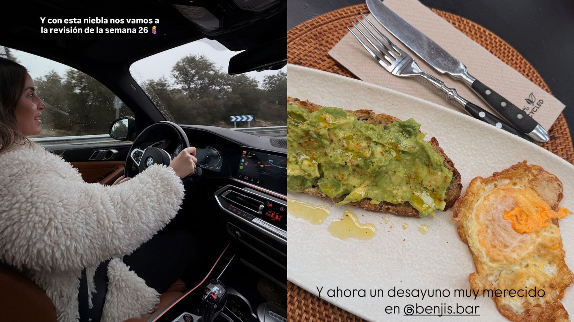 Marta Castro celebra la revisión ginecológica en el bar del ex de Laura Matamoros