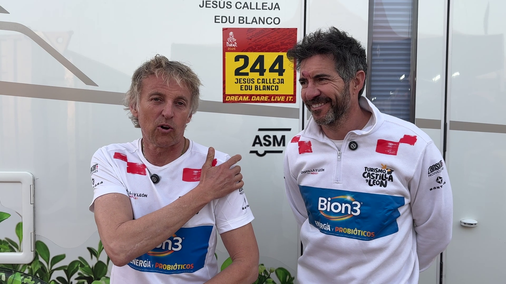 Primera reacción de Jesús Calleja tras su accidente en el Dakar