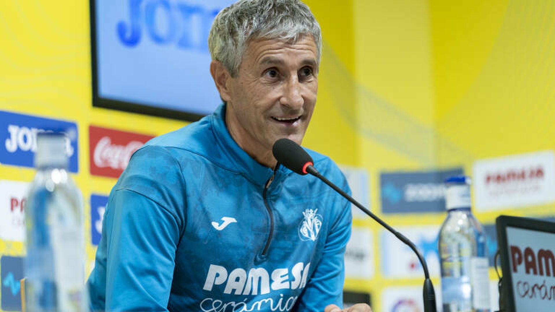 Quique Setién, en su etapa en el Villarreal