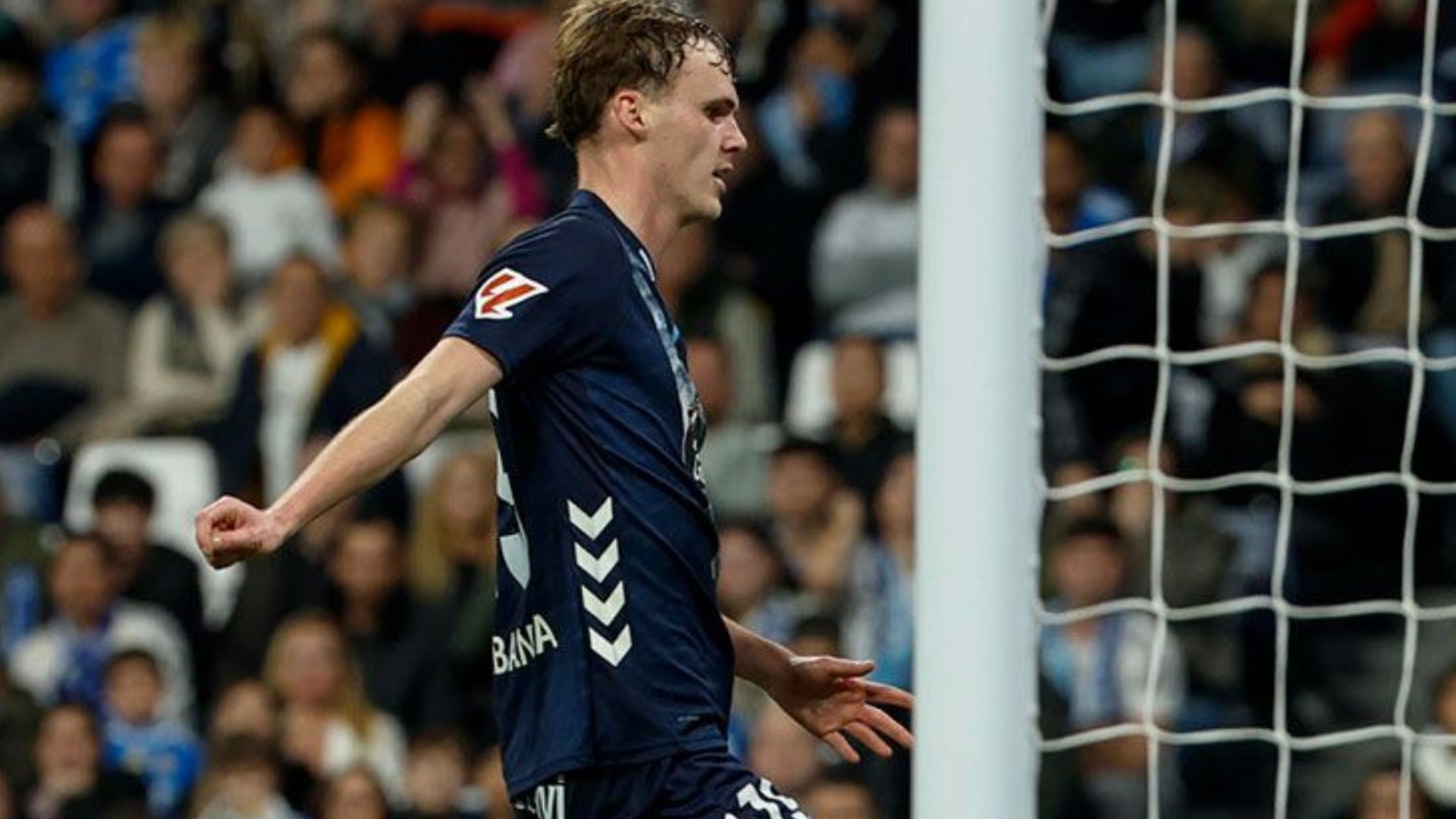 Swedberg marca un gol al Real Madrid en el Santiago Bernabéu Swedberg marca un gol al Real Madrid en el Santiago Bernabéu