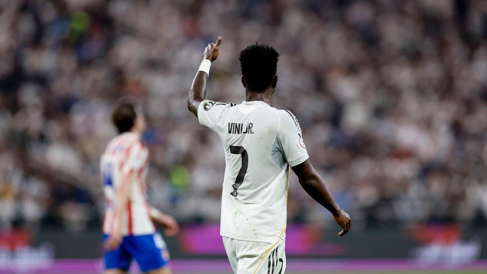 Vinicius Jr durante la Supercopa