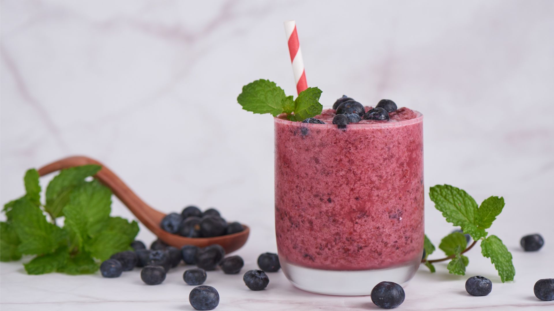 Batido de arándanos