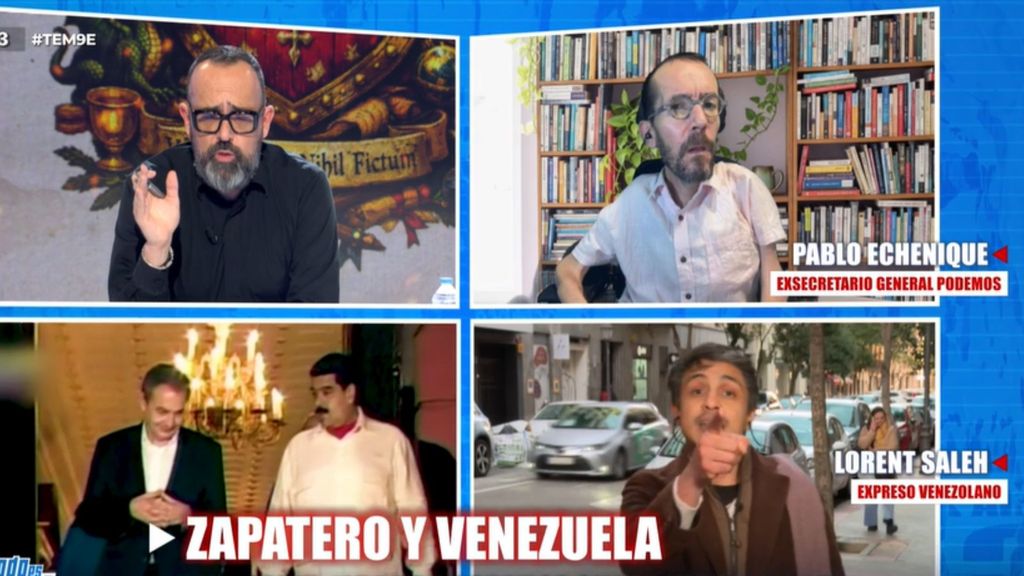 Crece la tensión en 'Todo es mentira' entre Lorent Saleh y Echenique al hablar sobre Venezuela: "Ustedes defienden a los dictadores"