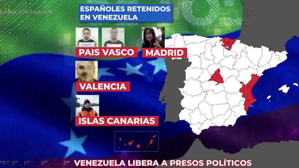 Estos son los 5 presos políticos que han sido puestos en libertad en Venezuela y la razón por la que fueron detenidos