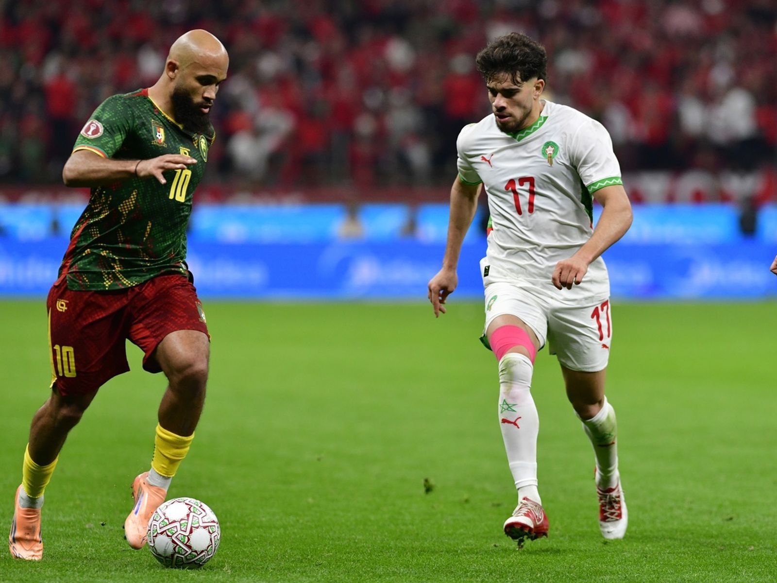 Ez Abde, en el Camerún - Marruecos de la Copa de África