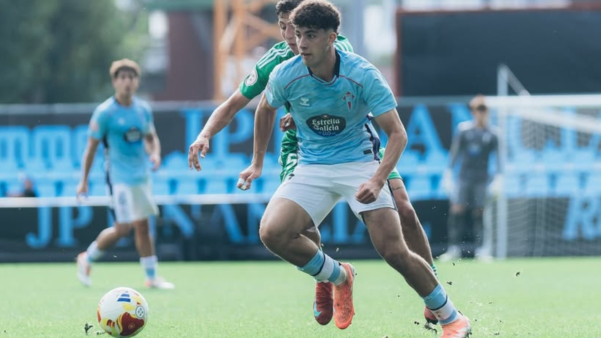 Hugo Burcio con el Celta Fortuna