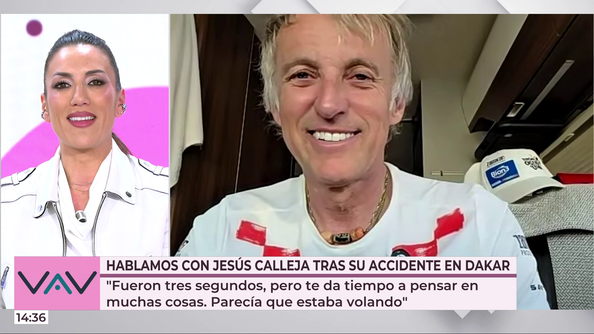 Jesús Calleja actualiza su estado de salud tras su accidente en el Dakar en 'Vamos a ver': "Fue durísimo"